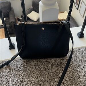 Ralph Lauren Elegant Black Crossbody Bag